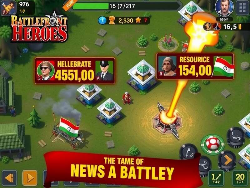 Battlefront Heroes WW2 Clash base building and resource management